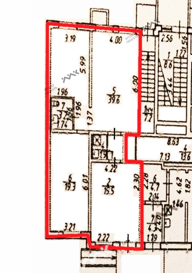Планировка Королёва проспект, д.59, к.4. Лот № 3332178
